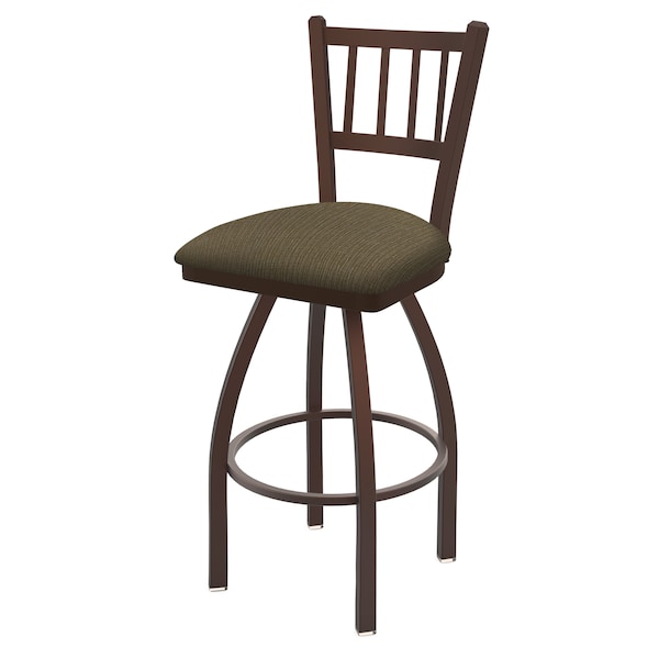 Holland Bar Stool Co 25" Swivel Counter Stool, Bronze Finish, Graph Cork Seat 81025BZ017 - main